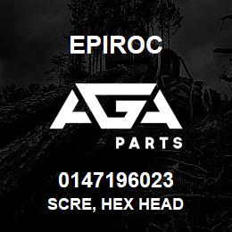 0147196023 Epiroc SCRE, HEX HEAD | AGA Parts