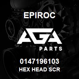 0147196103 Epiroc HEX HEAD SCR | AGA Parts