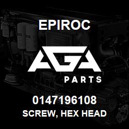 0147196108 Epiroc SCREW, HEX HEAD | AGA Parts