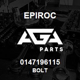 0147196115 Epiroc BOLT | AGA Parts