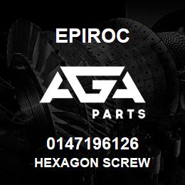 0147196126 Epiroc HEXAGON SCREW | AGA Parts