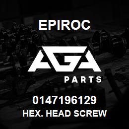 0147196129 Epiroc HEX. HEAD SCREW | AGA Parts