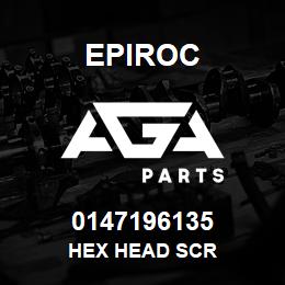 0147196135 Epiroc HEX HEAD SCR | AGA Parts