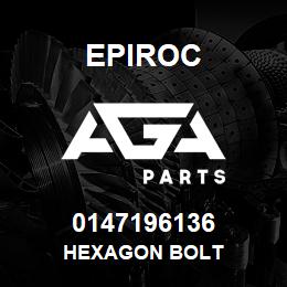 0147196136 Epiroc HEXAGON BOLT | AGA Parts