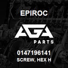 0147196141 Epiroc SCREW, HEX H | AGA Parts