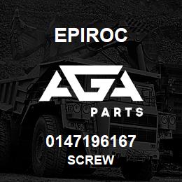 0147196167 Epiroc SCREW | AGA Parts