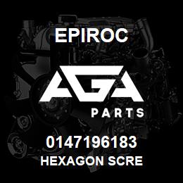 0147196183 Epiroc HEXAGON SCRE | AGA Parts