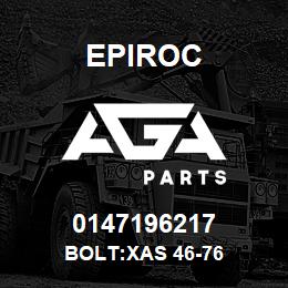 0147196217 Epiroc BOLT:XAS 46-76 | AGA Parts