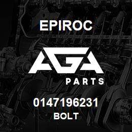 0147196231 Epiroc BOLT | AGA Parts