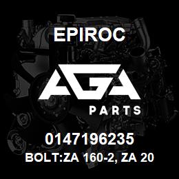 0147196235 Epiroc BOLT:ZA 160-2, ZA 200-500 | AGA Parts