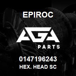 0147196243 Epiroc HEX. HEAD SC | AGA Parts