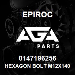 0147196256 Epiroc HEXAGON BOLT M12X140 | AGA Parts