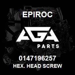 0147196257 Epiroc HEX. HEAD SCREW | AGA Parts