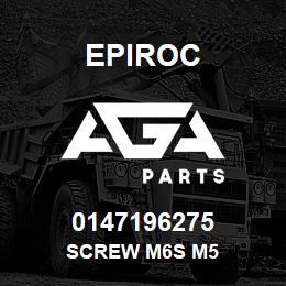 0147196275 Epiroc SCREW M6S M5 | AGA Parts