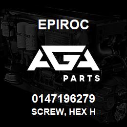 0147196279 Epiroc SCREW, HEX H | AGA Parts