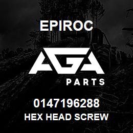 0147196288 Epiroc HEX HEAD SCREW | AGA Parts