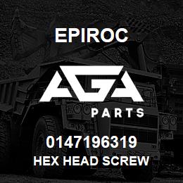 0147196319 Epiroc HEX HEAD SCREW | AGA Parts