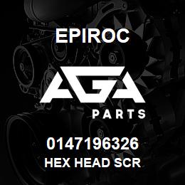 0147196326 Epiroc HEX HEAD SCR | AGA Parts