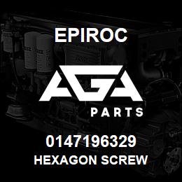 0147196329 Epiroc HEXAGON SCREW | AGA Parts