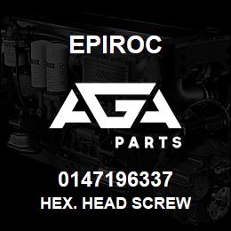 0147196337 Epiroc HEX. HEAD SCREW | AGA Parts