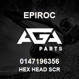 0147196356 Epiroc HEX HEAD SCR | AGA Parts