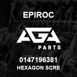 0147196381 Epiroc HEXAGON SCRE | AGA Parts