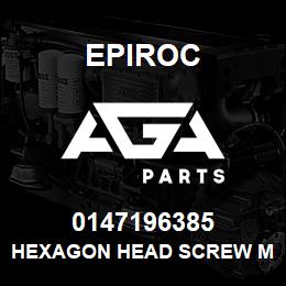 0147196385 Epiroc HEXAGON HEAD SCREW M16X70 8.8 | AGA Parts