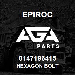 0147196415 Epiroc HEXAGON BOLT | AGA Parts