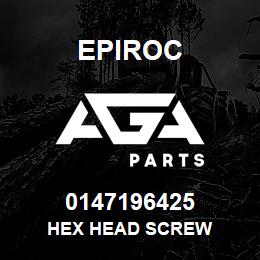 0147196425 Epiroc HEX HEAD SCREW | AGA Parts