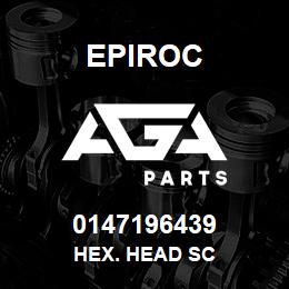 0147196439 Epiroc HEX. HEAD SC | AGA Parts