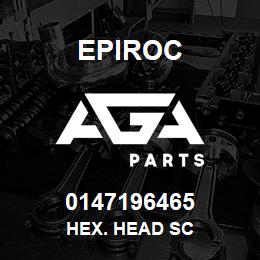 0147196465 Epiroc HEX. HEAD SC | AGA Parts