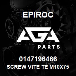 0147196466 Epiroc SCREW VITE TE M10X75 5737 10.9 | AGA Parts