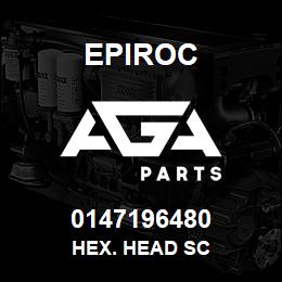 0147196480 Epiroc HEX. HEAD SC | AGA Parts