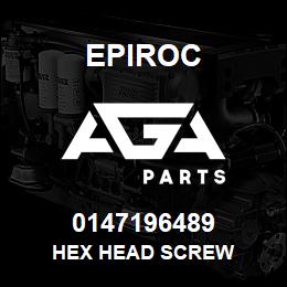 0147196489 Epiroc HEX HEAD SCREW | AGA Parts