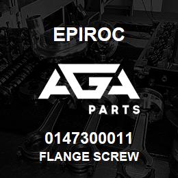 0147300011 Epiroc FLANGE SCREW | AGA Parts