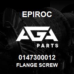 0147300012 Epiroc FLANGE SCREW | AGA Parts