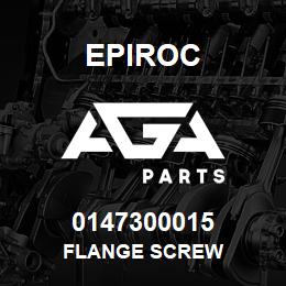 0147300015 Epiroc FLANGE SCREW | AGA Parts