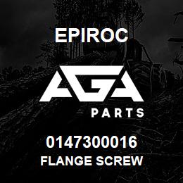 0147300016 Epiroc FLANGE SCREW | AGA Parts