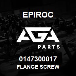 0147300017 Epiroc FLANGE SCREW | AGA Parts