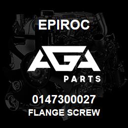 0147300027 Epiroc FLANGE SCREW | AGA Parts