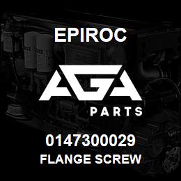 0147300029 Epiroc FLANGE SCREW | AGA Parts