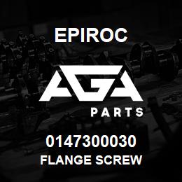 0147300030 Epiroc FLANGE SCREW | AGA Parts