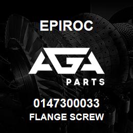 0147300033 Epiroc FLANGE SCREW | AGA Parts