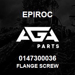 0147300036 Epiroc FLANGE SCREW | AGA Parts