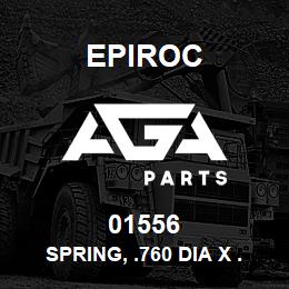 01556 Epiroc SPRING, .760 DIA X .760" LG | AGA Parts