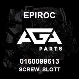 0160099613 Epiroc SCREW, SLOTT | AGA Parts