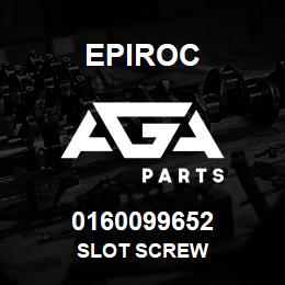 0160099652 Epiroc SLOT SCREW | AGA Parts