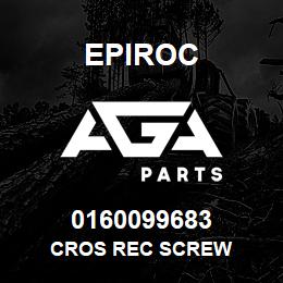 0160099683 Epiroc CROS REC SCREW | AGA Parts