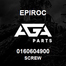 0160604900 Epiroc SCREW | AGA Parts