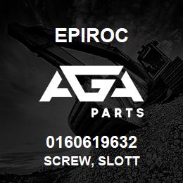 0160619632 Epiroc SCREW, SLOTT | AGA Parts